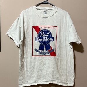 Pabst Blue Ribbon Memorabilia T-Shirt Size Adult XL